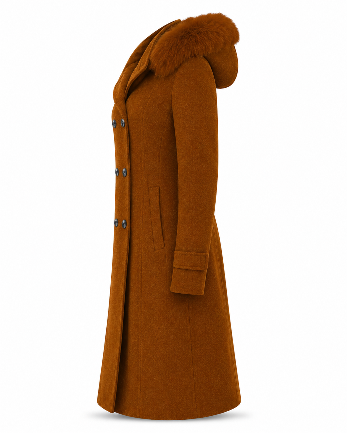 Ira™ — Dámský elegantní trenčkot ze směsového materiálu
