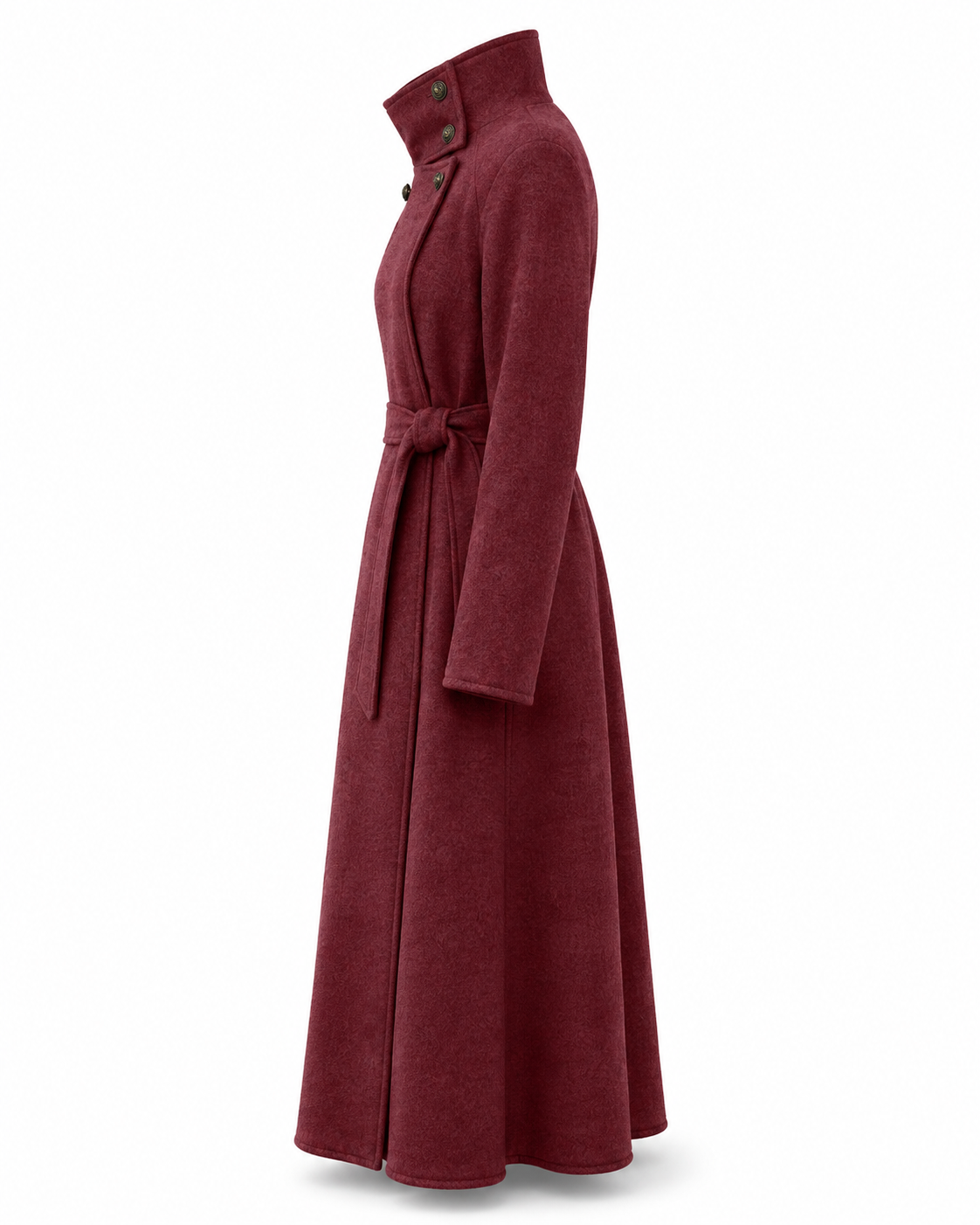 Solveig™ — Dámský elegantní dlouhý fleecový kabát