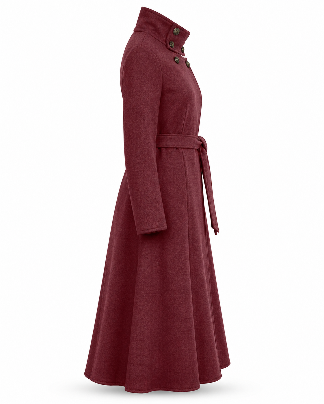 Solveig™ — Dámský elegantní dlouhý fleecový kabát