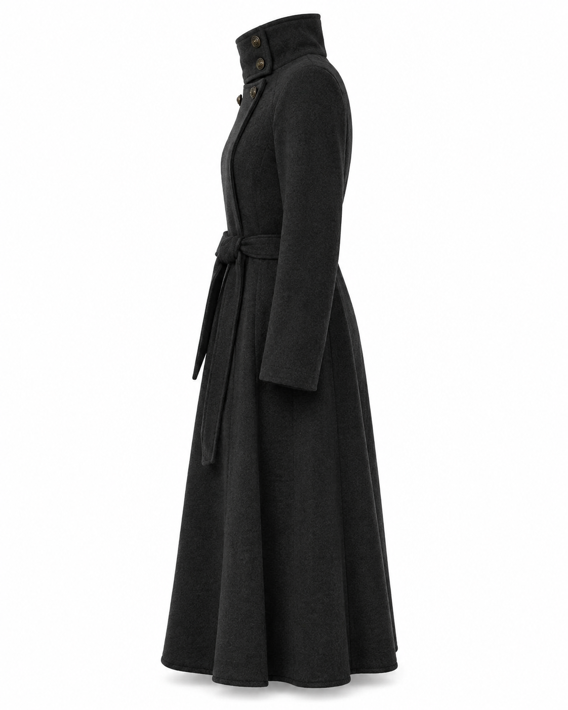 Solveig™ — Dámský elegantní dlouhý fleecový kabát