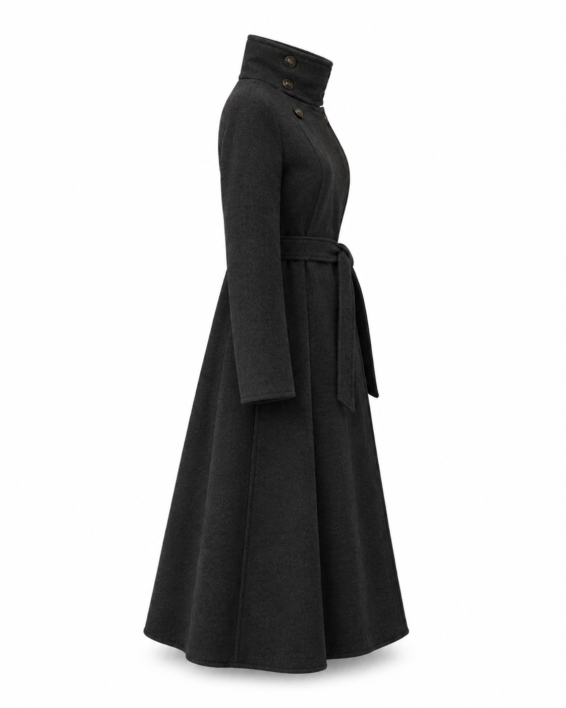 Solveig™ — Dámský elegantní dlouhý fleecový kabát