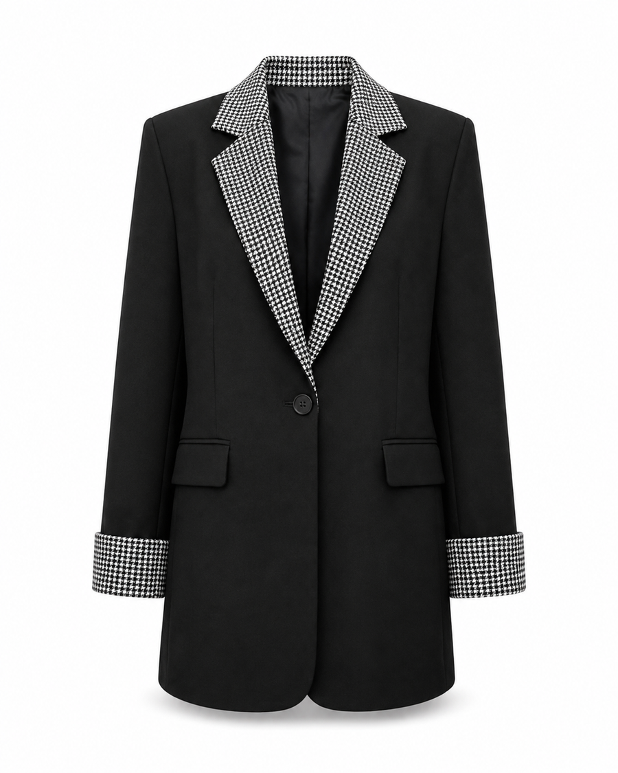 Imke™ — Dámské kostkované oversized sako