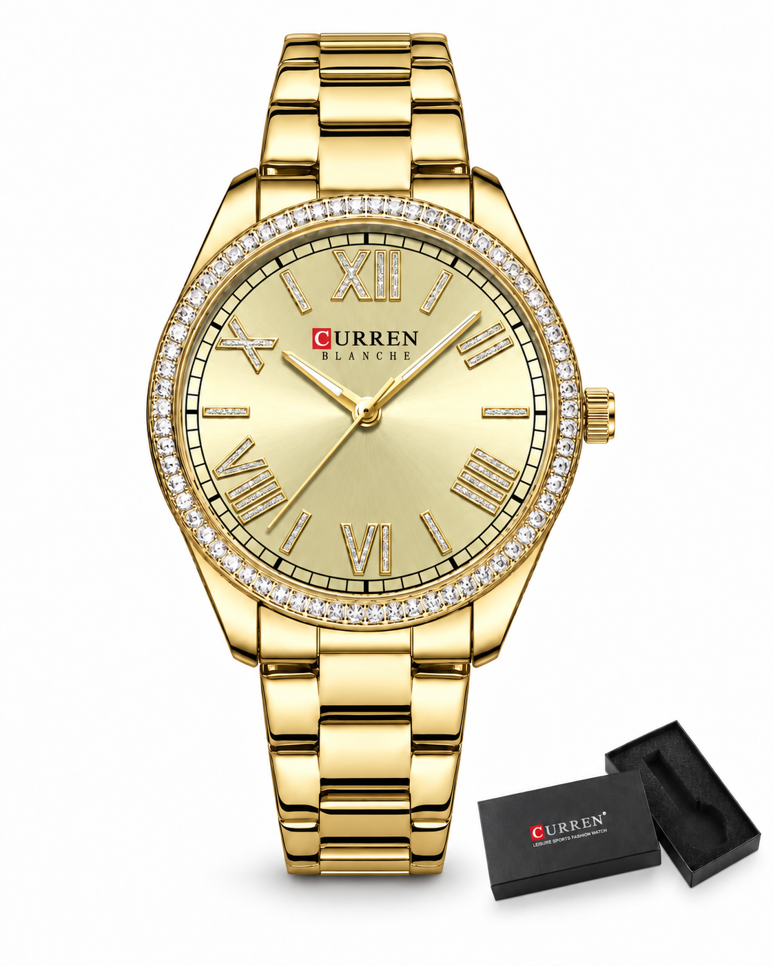 Corinne™ — 36mm hodinky s ciferníkem ze štrasu