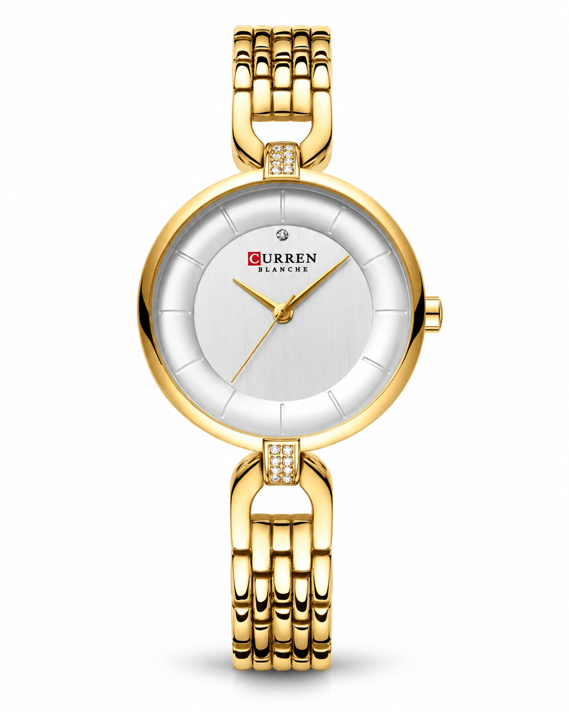Marie-Louise™ — Elegantní hodinky z oceli v odstínu růžového zlata