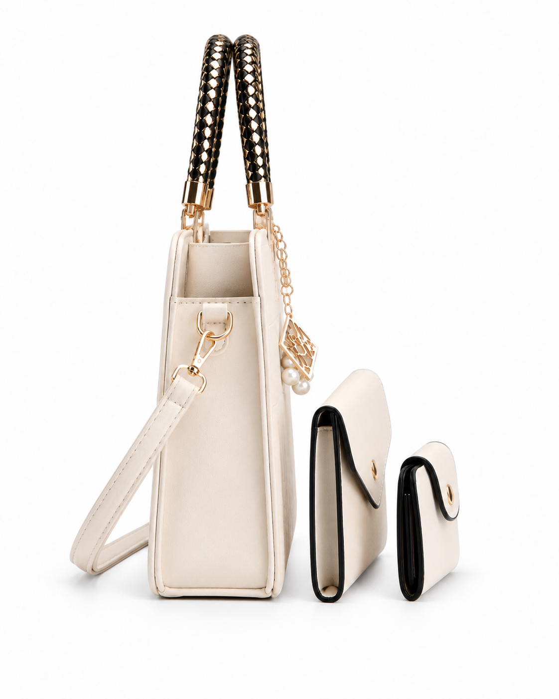Marianne™ — Třídílný set kabelek s kovovým detailem