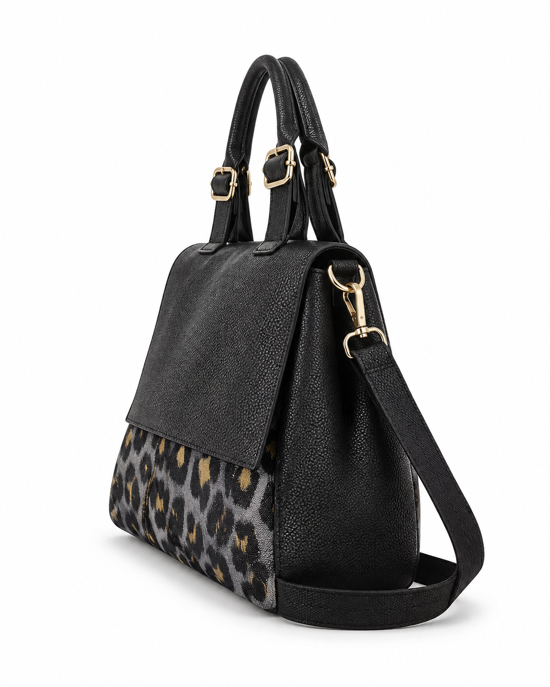 Judith™ — Vintage kabelka s leopardím potiskem