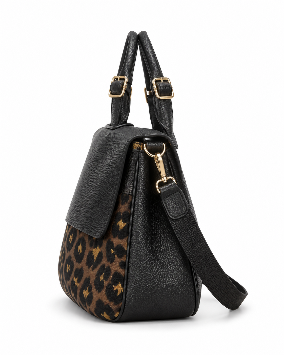 Judith™ — Vintage kabelka s leopardím potiskem
