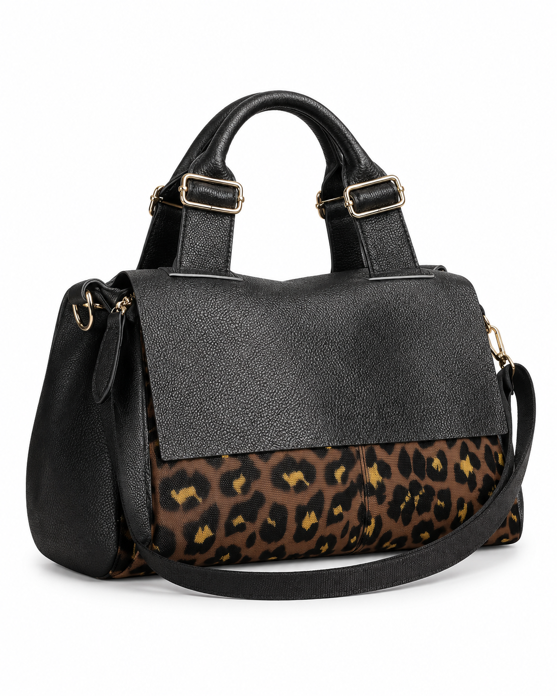 Judith™ — Vintage kabelka s leopardím potiskem