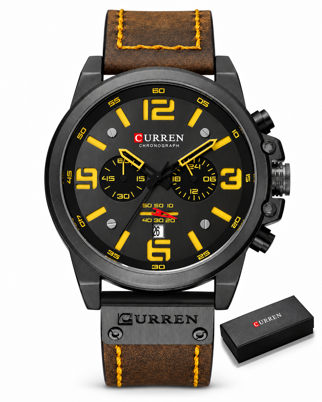 Erol™ — Pánské klasické chronografové hodinky