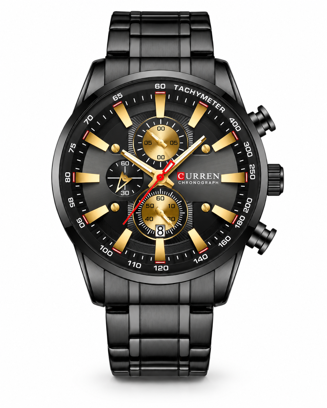 Norman™ — Pánské chronografové hodinky s ocelovým řemínkem